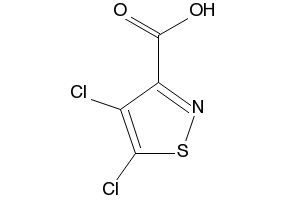 4,5-DICHLOROISOTHIAZOLE-3-CARBOXYLIC ACID structure, CAS 131947-13-2