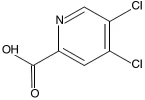 4,5-DICHLOROPICOLINIC ACID structure, CAS 73455-13-7