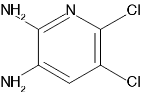 4,5-DICHLOROPYRIDINE-2,3-DIAMINE structure, CAS 662116-66-7