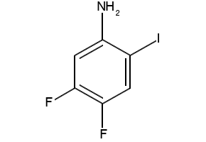 4,5-DIFLUORO-2-IODOANILINE structure, CAS 847685-01-2