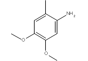 4,5-DIMETHOXY-2-METHYLANILINE structure, CAS 41864-45-3
