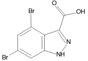4,6-DIBROMO-1H-INDAZOL-3-AMINE structure, CAS 796970-45-1