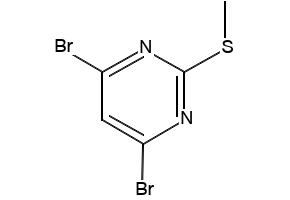 4,6-DIBROMO-2-(METHYLSULFONYL)PYRIMIDINE structure, CAS 172899-12-6