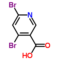 4,6-DIBROMONICOTINIC ACID structure, CAS 73027-77-7