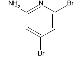 4,6-DIBROMOPYRIDIN-2-AMINE structure, CAS 408352-48-7
