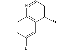4,6-DIBROMOQUINOLINE structure, CAS 927801-13-6