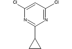 4,6-DICHLORO-2-CYCLOPROPYLPYRIMIDINE structure, CAS 7043-09-6