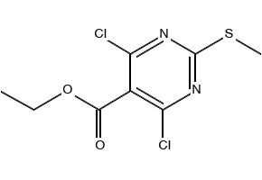 4,6-DICHLORO-2-ETHYL-5-NITROPYRIMIDINE structure, CAS 6237-95-2