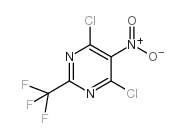 4,6-DICHLORO-5-NITRO-2-(TRIFLUOROMETHYL)PYRIMIDINE structure, CAS 715-46-8