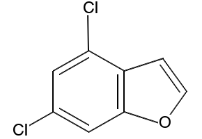 4,6-DICHLOROBENZOFURAN structure, CAS 175203-95-9