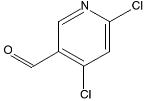 4,6-DICHLORONICOTINALDEHYDE structure, CAS 1060811-62-2