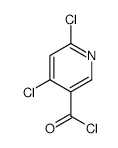 4,6-DICHLORONICOTINOYL CHLORIDE structure, CAS 107836-75-9