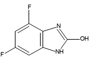 4,6-DIFLUORO-1H-BENZO[D]IMIDAZOL-2(3H)-ONE structure, CAS 1221793-66-3