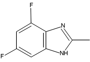 4,6-DIFLUORO-2-METHYL-1H-BENZO[D]IMIDAZOLE structure, CAS 874814-18-3