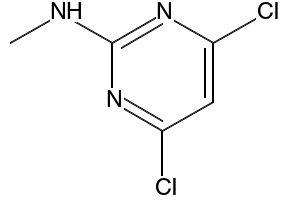 4,6-DIFLUORO-N-METHYLPYRIMIDIN-2-AMINE structure, CAS 165258-57-1