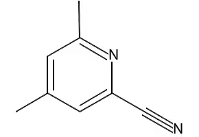 4,6-DIMETHYLPICOLINONITRILE structure, CAS 7584-11-4