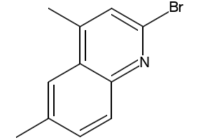4,6-DIMETHYLQUINOLINE structure, CAS 826-77-7