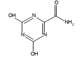 4,6-DIOXO-1,4,5,6-TETRAHYDRO-1,3,5-TRIAZINE-2-CARBOXAMIDE structure, CAS 69391-08-8