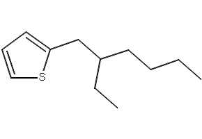 2-(2-Ethylhexyl)thiophene structure, CAS 4891-44-5