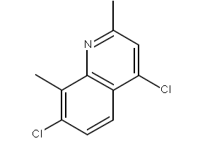4,7-DICHLORO-2,8-DIMETHYLQUINOLINE structure, CAS 21728-15-4