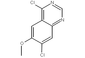 4,7-DICHLORO-6-METHOXYQUINAZOLINE structure, CAS 55496-51-0