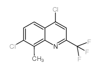 4,7-DICHLORO-8-METHYL-2-(TRIFLUOROMETHYL)QUINOLINE structure, CAS 887350-78-9