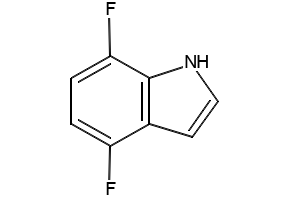 4,7-DIFLUORO-1H-INDOLE structure, CAS 247564-55-2