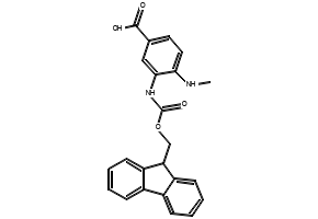 4-(((((9H-FLUOREN-9-YL)METHOXY)CARBONYL)AMINO)METHYL)BENZOIC ACID structure, CAS 164470-64-8