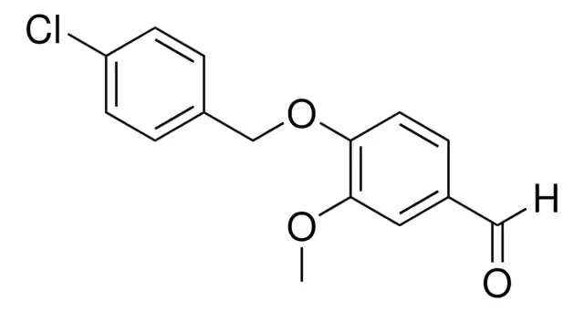 4-((3-CHLOROBENZYL)OXY)-3-METHOXYBENZALDEHYDE structure, CAS 588678-16-4