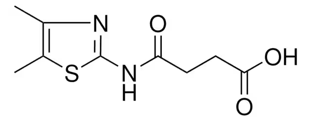4-((4,5-DIMETHYLTHIAZOL-2-YL)AMINO)-4-OXOBUTANOIC ACID structure, CAS 304459-57-2