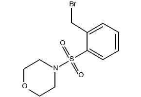 4-((4-(BROMOMETHYL)PHENYL)SULFONYL)MORPHOLINE structure, CAS 138385-04-3