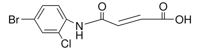 4-((4-BROMO-2-CHLOROPHENYL)AMINO)-4-OXOBUT-2-ENOIC ACID structure, CAS 175205-15-9