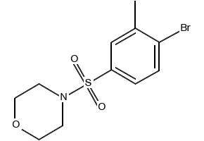 4-((4-BROMO-3-METHYLPHENYL)SULFONYL)MORPHOLINE structure, CAS 380846-85-5