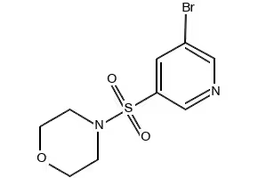 4-((5-BROMOPYRIDIN-3-YL)SULFONYL)MORPHOLINE structure, CAS 889676-35-1