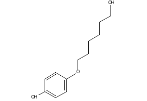 4-((6-HYDROXYHEXYL)OXY)PHENOL structure, CAS 142627-91-6