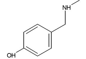 4-((METHYLAMINO)METHYL)PHENOL structure, CAS 78507-19-4