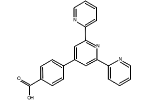 4-([2,2':6',2''-TERPYRIDIN]-4'-YL)BENZOIC ACID structure, CAS 158014-74-5
