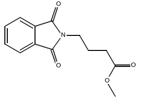 4-(1,3-DIOXO-1,3-DIHYDRO-ISOINDOL-2-YL)-BUTYRIC ACID METHYL ESTER structure, CAS 39739-03-2