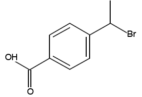 4-(1-BROMOETHYL)BENZOIC ACID structure, CAS 113023-73-7