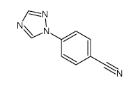 4-(1H-1,2,4-TRIAZOL-1-YL)BENZONITRILE structure, CAS 25699-89-2
