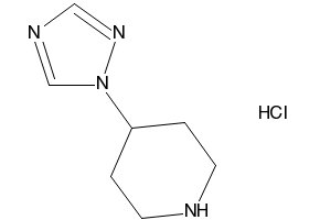 4-(1H-1,2,4-TRIAZOL-1-YL)PIPERIDINE HYDROCHLORIDE structure, CAS 787640-25-9