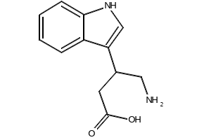 4-(1H-INDOL-3-YL)BUTANOIC ACID structure, CAS 137-32-4