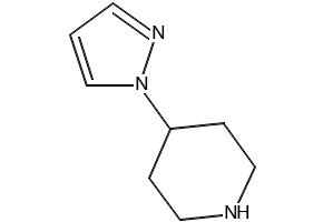 4-(1H-PYRAZOL-1-YL)PIPERIDINE structure, CAS 762240-09-5