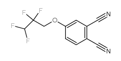 4-(2,2,3,3-TETRAFLUOROPROPOXY)PHTHALONITRILE structure, CAS 121190-46-3
