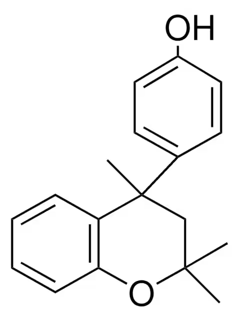 4-(2,2,4-TRIMETHYLCHROMAN-4-YL)PHENOL structure, CAS 472-41-3