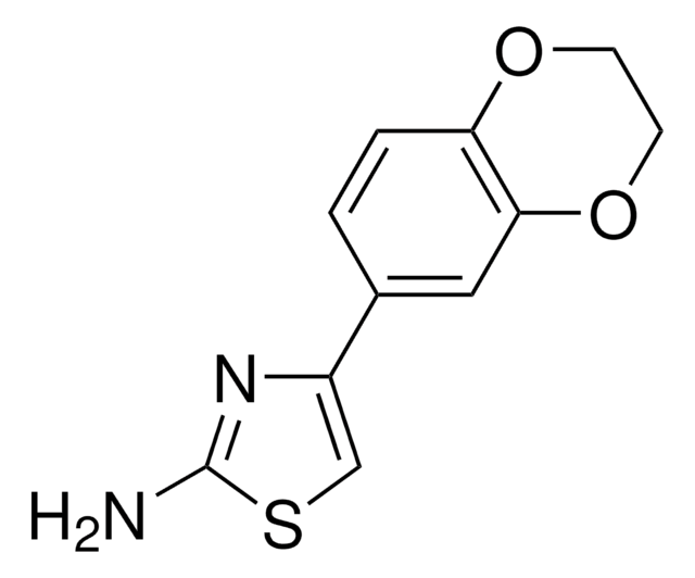 4-(2,3-DIHYDROBENZO[B][1,4]DIOXIN-6-YL)THIAZOL-2-AMINE structure, CAS 105362-06-9