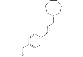 4-(2-(AZEPAN-1-YL)ETHOXY)BENZALDEHYDE structure, CAS 223251-09-0