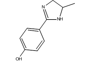 4-(2-AMINO-5-METHYL-1H-IMIDAZOL-4-YL)PHENOL structure, CAS 103037-99-6
