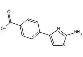 4-(2-AMINOTHIAZOL-4-YL)BENZOIC ACID structure, CAS 216959-94-3