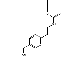 4-(2-BOC-AMINOETHYL)PHENYL]METHANOL structure, CAS 421551-76-0